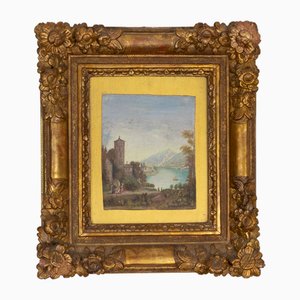 Artista di scuola italiana, Lago di Garda, XVIII secolo, Opera su carta
