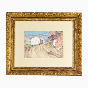 Mello Junior, Countryside, 1970, Watercolor