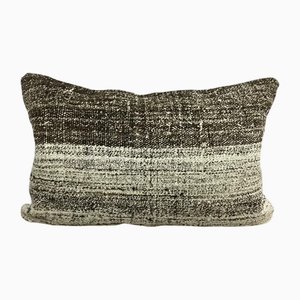 Housse de Coussin Neutre Vintage Anatolian en Laine, 1960