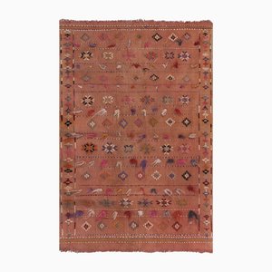 Turkish Brown Kilim Rug