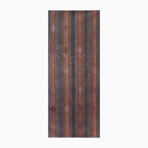 Turkish Striped Cotton Kilim Rug