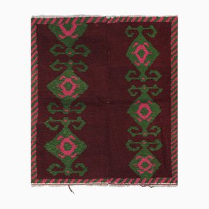 Vintage Turkish Shaggy Angora Wool Rug