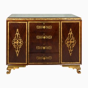 Commode Louis XV en Bronze, 20ème Siècle