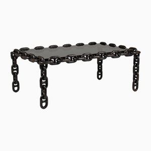 Industrial Chain Link Coffee Table in the style of Franz West, Belgium, 1970s