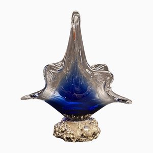 Serviettenhalter aus Muranoglas von Manifattura Di Murano, Italien, 1980er