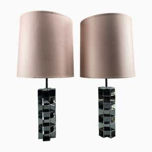 Lampes de Bureau Hollywood Regency de Maison Jansen, 1970s