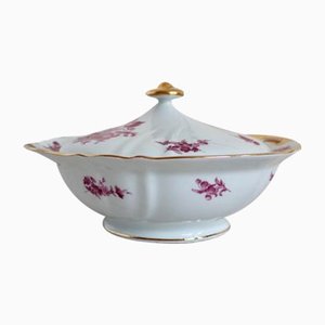 Vegetable Tureen in Limoges Porcelain from Ahrenfeld Factory, 1930s