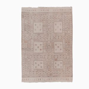 Turkish Jajim Flat-Weave Textile Rug