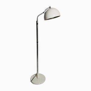 Mid-Century Bauhaus White Floor Lamp, Germany, 1970s