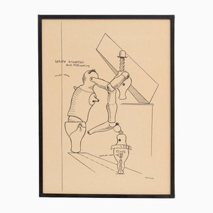 Max Ernst, Fate Modes, Perish Art, Print, 1970, Incorniciato
