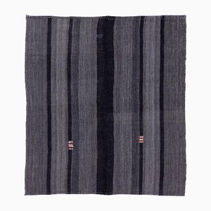 Tapis Fait Main Gris en Laine, Maroc, 1980s