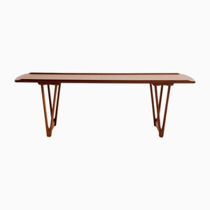 Mesa de centro de teca, años 60