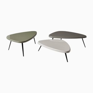 Mexique Outdoor Low Table by Charlotte Perriand for Cassina, Set of 3
