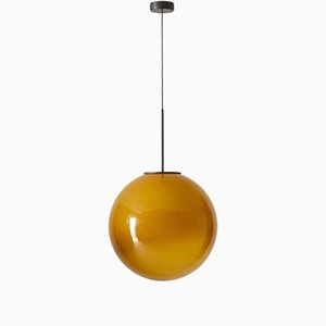 Lampe à Suspension Bollicosa en Verre Soufflé de Cassina