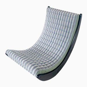 Sedia a dondolo relaxer attribuita a Verner Panton per Rosenthal