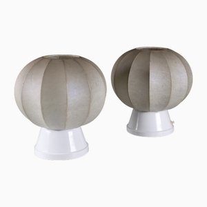 Cocoon Bedside Lamps, Set of 2
