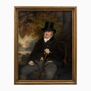 Sir Henry Raeburn, Portrait of a Landowner, 19th Century, Oil on Canvas, Framed