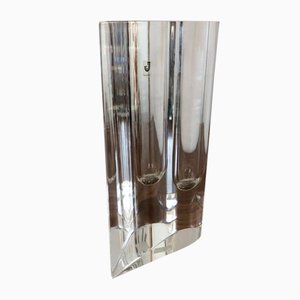 Vaso in vetro acrilico trasparente di Guzzini, Italia, anni '70