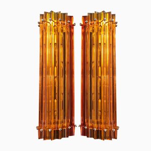 Vintage Murano Wall Sconces, 1990, Set of 2