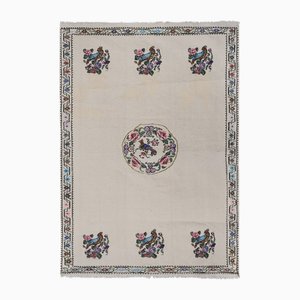 Aubusson Floral Turkish Kilim Rug