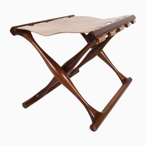 PH43 Folding Stool by Poul Hundevad, 1960s