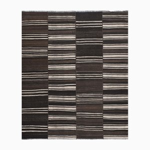 Turkish Wool Striped Kilim Rug