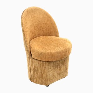 Gelber Vintage Stuhl mit Stauraum, 1960er
