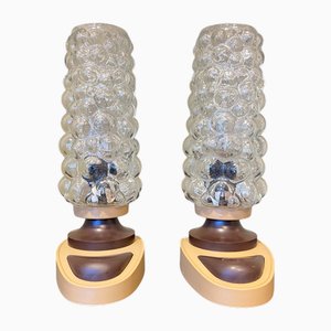 Viennese Space Age Bedside Lamps from Orion, 1970s, Set of 2