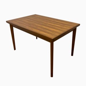 Mesa de comedor extensible de teca atribuida a Brdr. Furbo, años 60