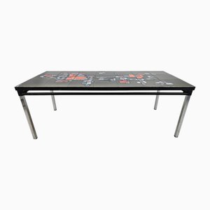 Table Basse avec Plateau en Carrelage de Adri, Belgique, 1970s