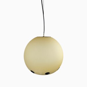 Lámpara colgante italiana de vidrio de Rodolfo Dordoni, años 80