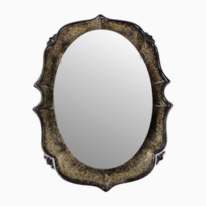 Miroir Illuminé en Céramique, 1970s