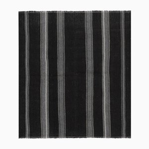 Striped Wool Kilim Rug