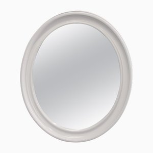 Italian Oval Plastic Mirror, 1970s