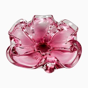 Vintage Art Glass Bowl attributed to Josef Hospodka for Chribska Glassworks, 1960s