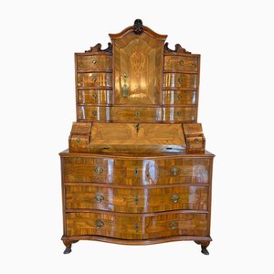 Antique Austrian Baroque Secretaire in Nutwood, 1770