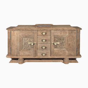 Brutalist Oak Sideboard from DLG Dudouyt
