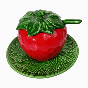 Vintage Italian Majolica Sugar Bowl from Italica Ars, 1970s