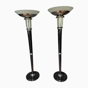 Art Deco Stehlampen. Frankreich, 1920er, 2er Set