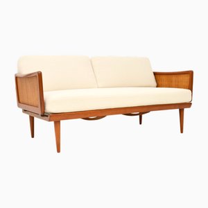 Divano letto vintage in teak di Peter Hvidt e Orla Mølgaard-Nielsen per France & Søn / France & Daverkosen, Danimarca, 1950