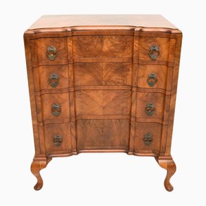 Antique Figured Walnut Chest of Drawers, 1890