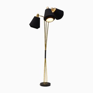 Swedish Triple Stem Floor Lamp, 1960s