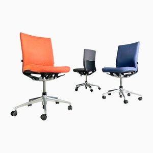 Red, Blue, Gray & Black Office T-Chair from Vitra