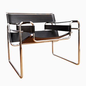 Vintage B3 Wassily Chair by Marcel Breuer for Gavina