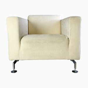 Fauteuil Modèle Serge Beige Clair en Tissu