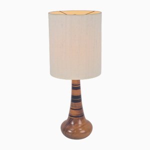 Mid-Century Scandinavian Teak Wooden Table Lamp, 1960s