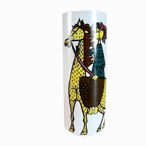 Vaso in ceramica di Stig Lindberg per Gustavsberg, anni '60