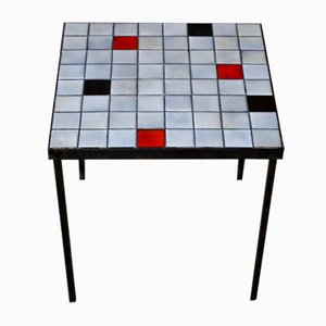 Table with Small Ceramic Tiles attributed to Mado Jolain