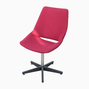 Pink Shell Swivel Chair by Niko Kralj for Stol Kamnik, 1970s