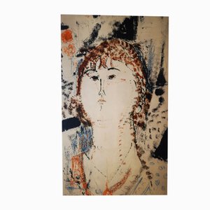 Amedeo Modigliani, Rosa Poprina, 1959, Litografia originale
